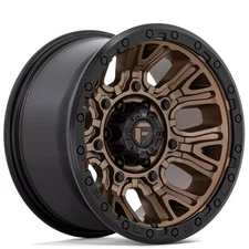 20x9" Fuel Wheels D826 Traction Matte Bronze with Black Ring Off-Road (4 pcs)