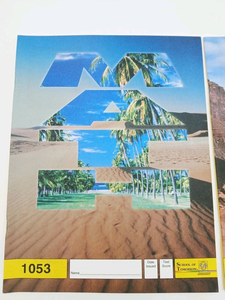 ACE Math Paces 1053-1054 5th Grade Home School Curriculum Workbook - Image 3 of 3