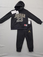 New Set Nike Air Jordan Kids Toddler Boys Size 3T Hoodie / Jogger Pants 2-3yrs