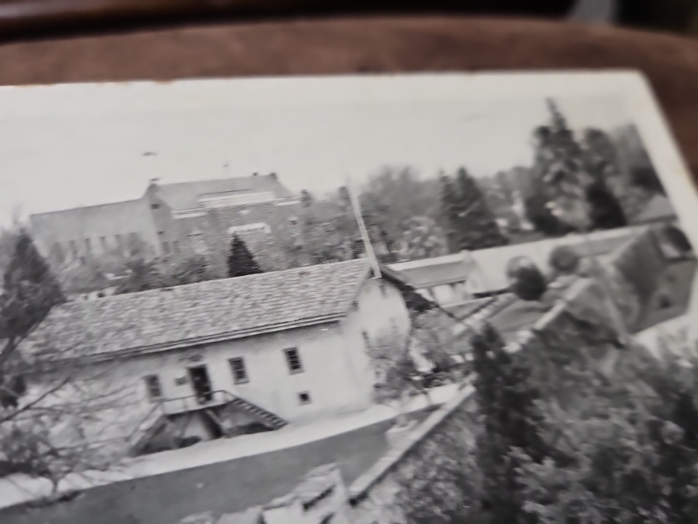  Interior View Of Sutters Fort, Sacramento California Black &White Postcard 1172