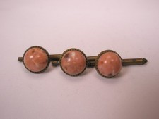 3/8" Marbled Pink Domes Round Vintage Formal Tuxedo Prom Shirt Stud set e27