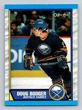 #154 Doug Bodger 1989-90 O-Pee-Chee Buffalo Sabres