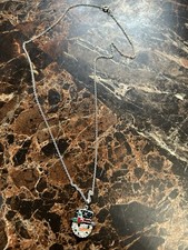Sterling Silver Necklace with Snowman Pendant