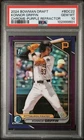 💎2024 Bowman Chrome Draft Purple Refractor /250 #BDC-22 Konnor Griffin PSA 10💎