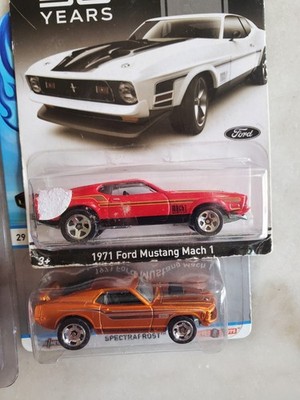 Hot Wheels Orange MUSTANG MACH 1 Lot 1998 FE Cool Classics 70's 50