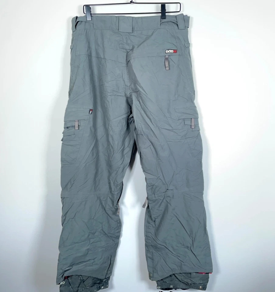686 Pantalones Inteligentes Para Hombre Grandes Gris 2 en 1 Carga Snowboard Nieve Esquí Forrado Foto 2 de 4