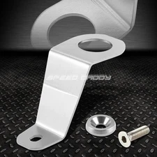 FOR EG EH CIVIC SILVER CNC BILLET ALUMINUM RADIATOR STAY MOUNTING BRACKET+WASHER