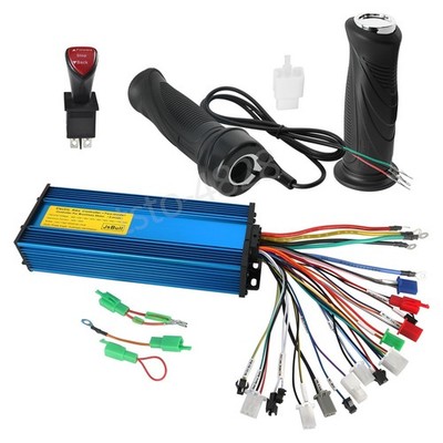36v 800w Brushless Controller Throttle Forward Reverse Switch E-Bike Gokart Quad