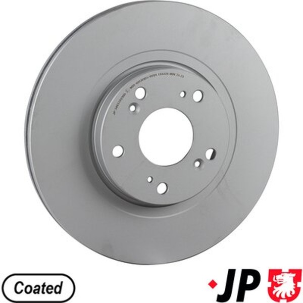 2X Bremsscheibe Jp Jp Group 3463103300 FüR Honda Accord 8 Cu Tourer Cw CU1 CW1-image