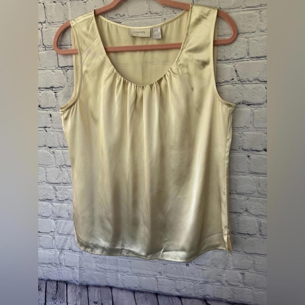 Chico-s Women's Cream Top