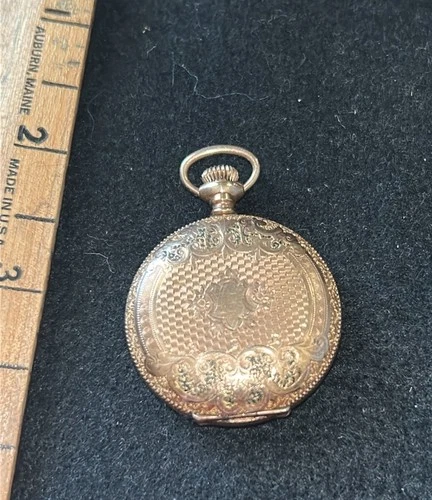 antique waltham gold filled pocket watch