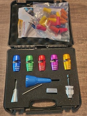 Wire Stripper for Drill Wire Stripping and Twisting Tool Upgrade Electrical