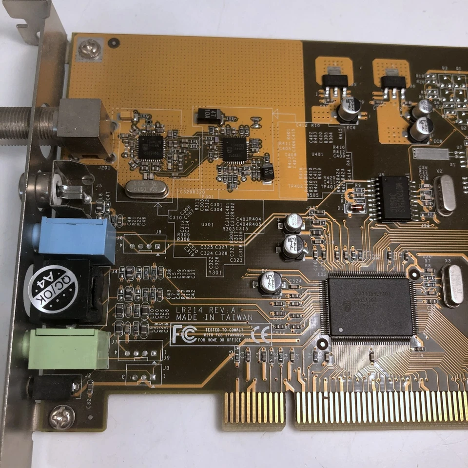 LifeView FlyTV Platinum PCI TV Tuner Card Phillips SAA7135 Chip LR214 Rev A - Image 3 of 4