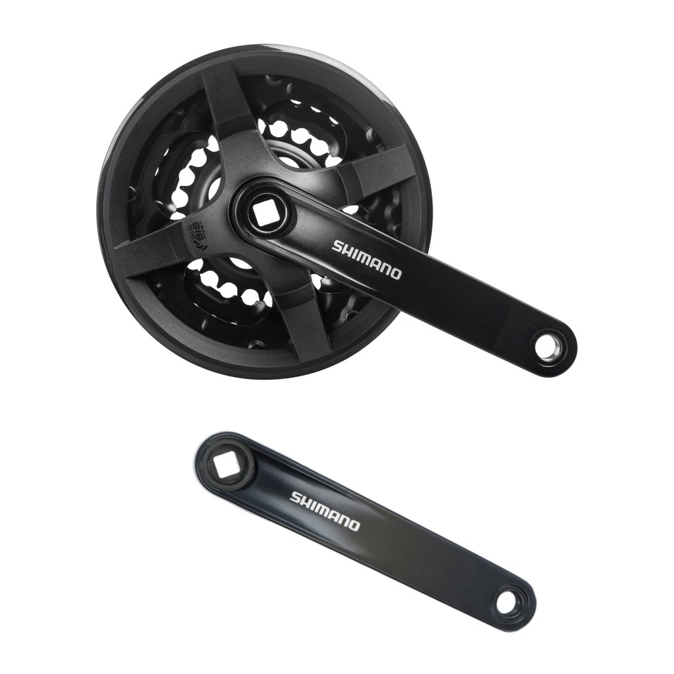Shimano Kurbelgarnitur FC-TY301 42-34-24 Zähne 6/7/8-fach 175mm Kurbelset - Bild 1 von 1