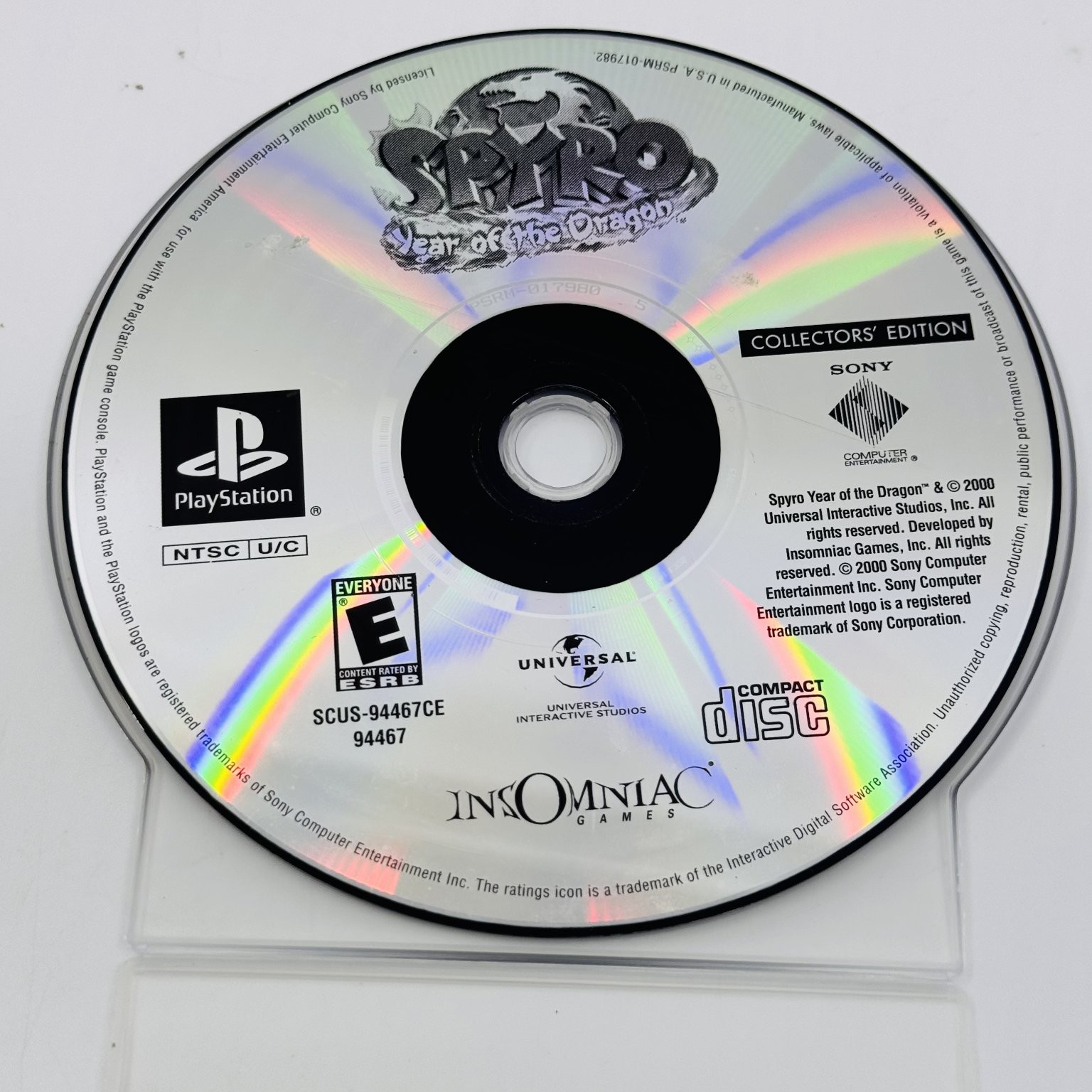 Spyro: Year of the Dragon Collector's Edition PlayStation 1 Video Game NTSC