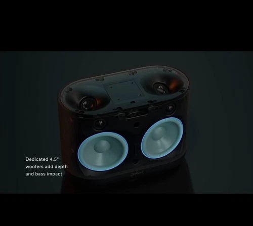 Denon Home 400 Speaker, Wireless Speaker with 6-Driver Array for Stereo 3d Dolby Opens in a new window or tab