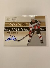 19/20 SP Sign Of The Times Auto Rookie Nikita Gusev Hockey Card #SOTR-NG 29/99