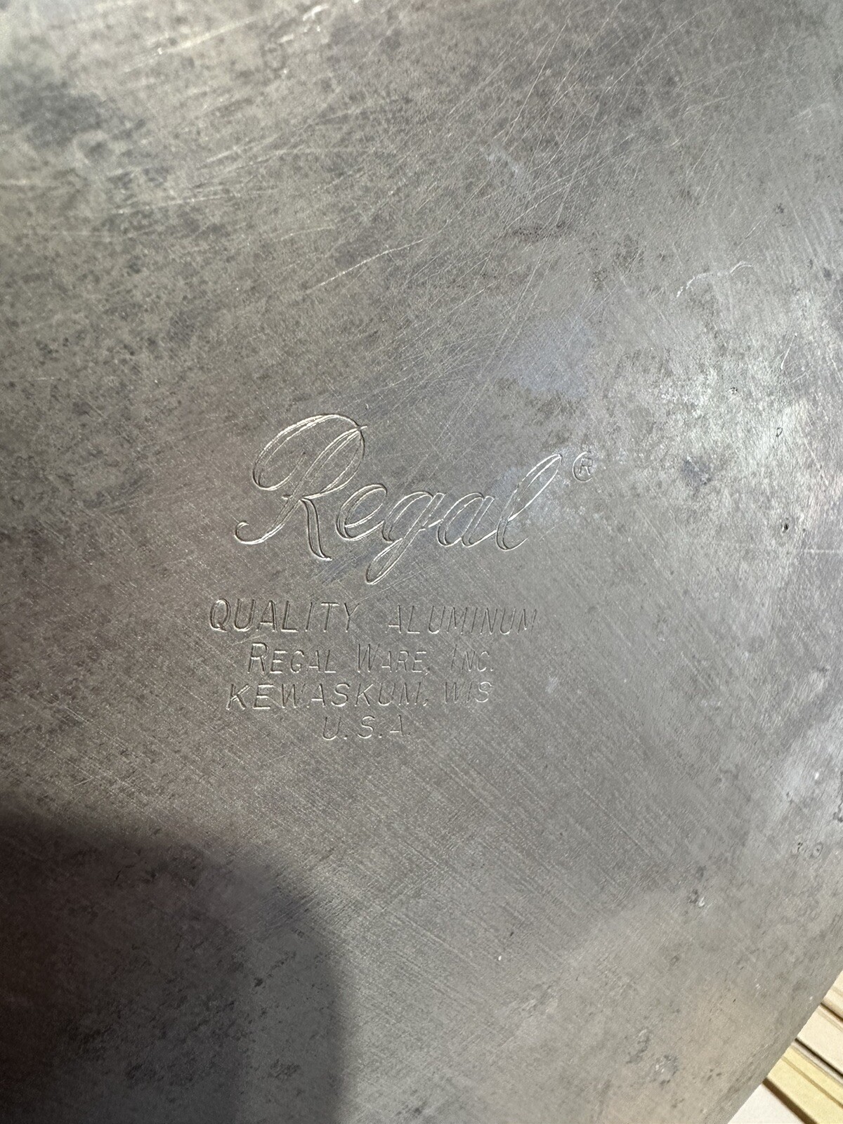 Vintage Regal Ware Picnic Pack Stacking Aluminum Pans Camping 5 Tier