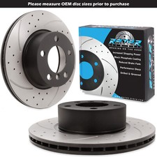 DISCHI FRENO FORATI ANTERIORI SCANALATI 300mm per bmw serie 3 f30 f31 f34 316 318 320