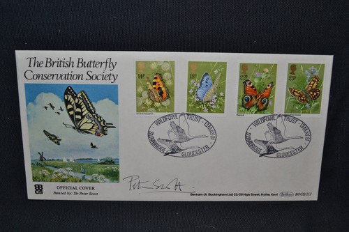GB first day covers 1981 Butterflies x 2 . Both officals and both signed - Picture 6 of 9