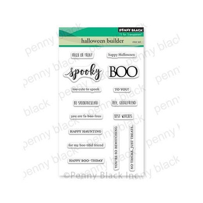 Penny Black Clear Stamps - Halloween Builder 30-991