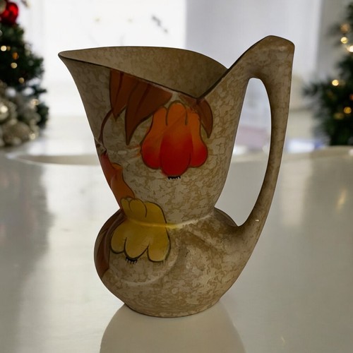 Vintage Ära Ware Milchkännchen. Made in England. Handbemalt Eraware Art Deco Design