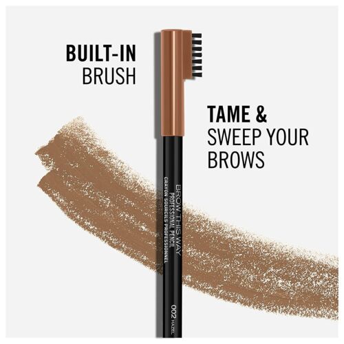 RIMMEL Professional Eyebrow Pencil With Brush 0.05 Ounce - Hazel *PACK OF 3* - Picture 5 of 8