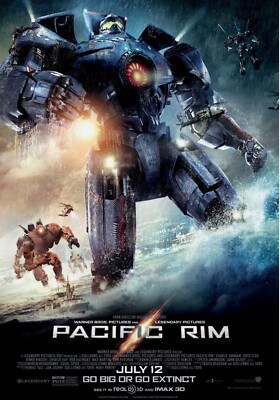 PACIFIC RIM ''B'' 11x17 Original PROMO MOVIE POSTER NEW
