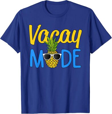 Vacay Mode Pineapple Funny Family Vacation Beach Gift Unisex T-Shirt