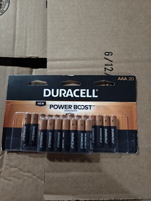 New Duracell Coppertop Alkaline AAA Battery (20-Pack)