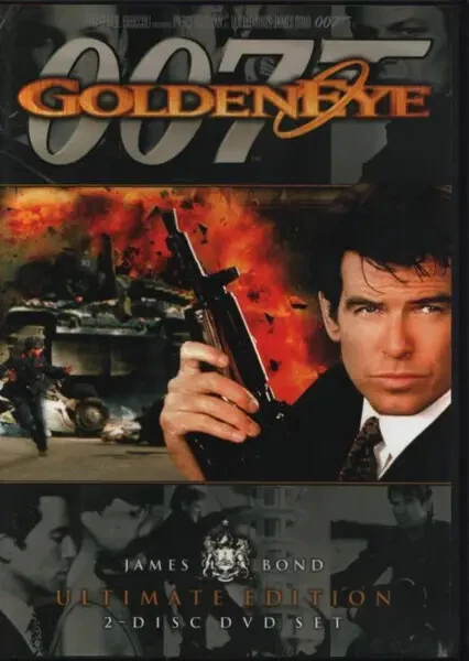 James Bond 007 Goldeneye Acción Doble DVD Deutsch MGM Rec - Imagen 1 de 1
