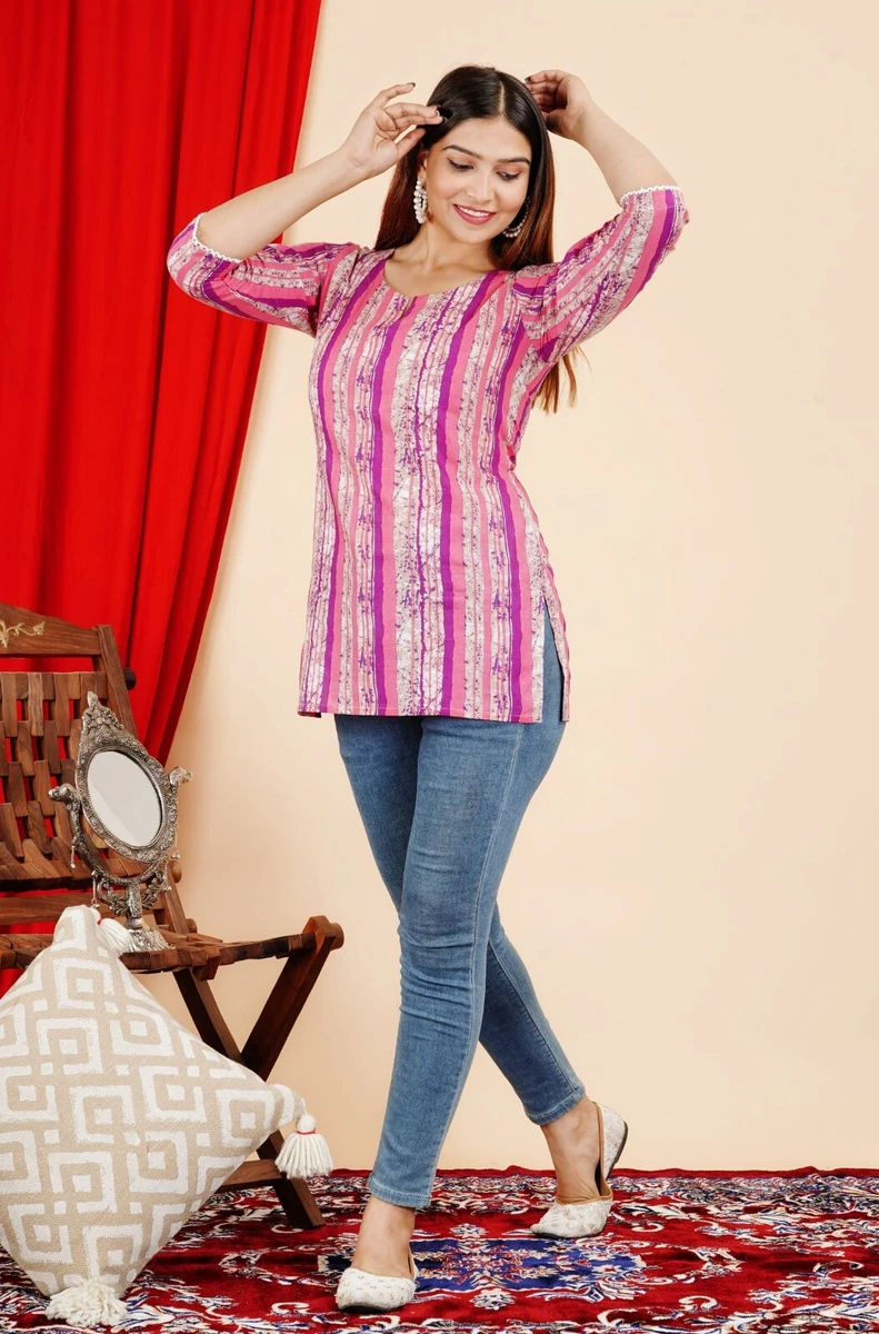 Long tops shop for jeans wear