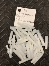 50 count- Wall Anchors- 8mm