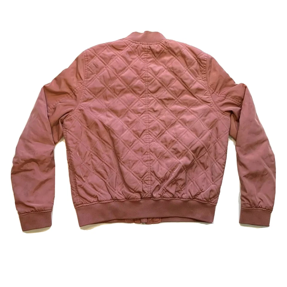 Nicki Minaj Chaqueta Bomber Acolchada Mujer Grande Cremallera Completa Abrigo Rubor Rosa Diseñador Foto 2 de 4