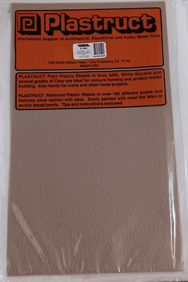 PLASTRUCT plastic sheets, 2 pcs Dressed Stone Block HO Scale 1:100, 91590, PS-82