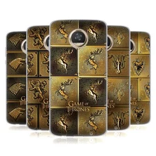 OFFICIAL HBO GAME OF THRONES GOLDEN SIGILS SOFT GEL CASE FOR MOTOROLA PHONES
