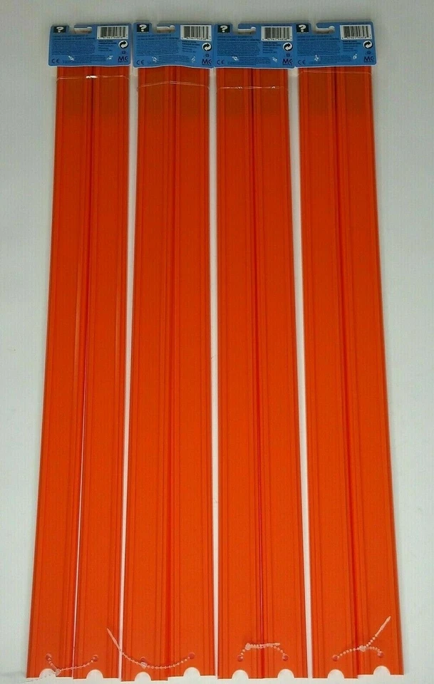 Hot Wheels Track Builder 24” Pieces Orange Track 16' Feet Connection - LOT OF 8 - Image 3 of 4