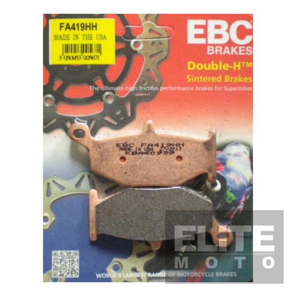 EBC Sintered REAR Disc Brake Pads Fits SUZUKI GSXR600 (2006 to 2010) - Image 74