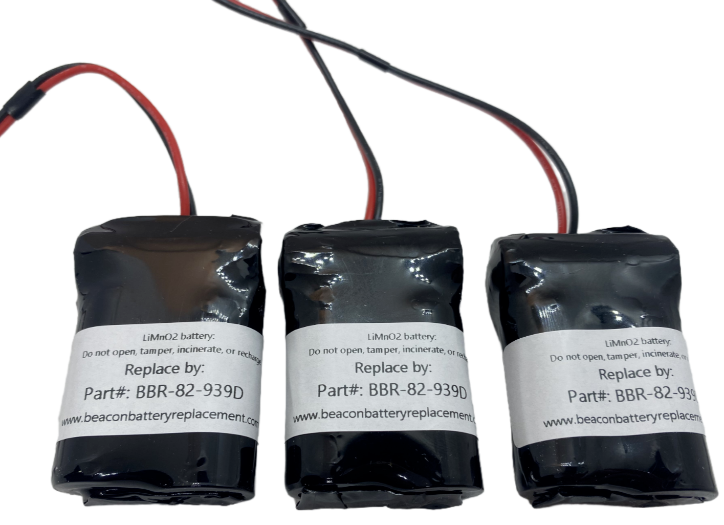 Replacement Battery set for McMurdo E5 G5 EPIRB part 82939D set of 3