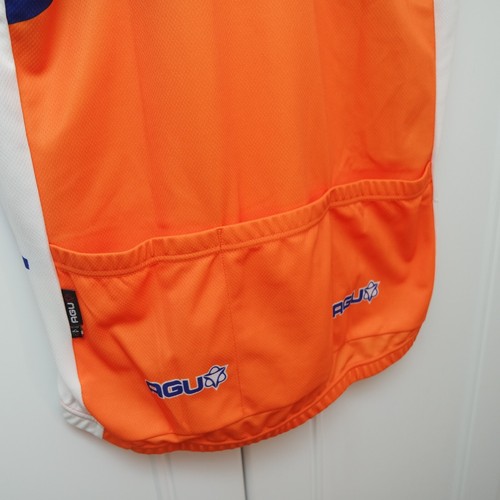 Agu Rabobank Men's Cycling 1/4 Zip Jersey Shirt Giant UCI World Tour Size XL - Picture 7 of 13