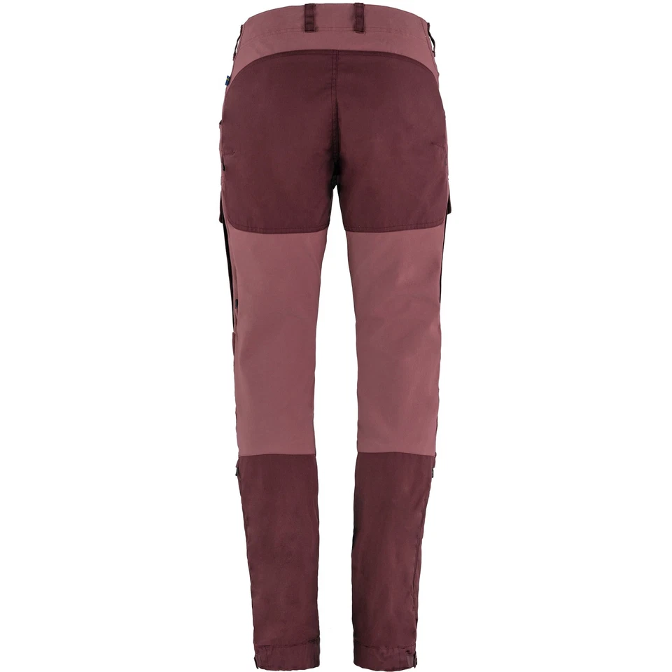 Pantalones Fjallraven Keb Curvos Para Mujer Pantalones de Senderismo, Puerto/Mesa Púrpura, 38, Regulares Foto 2 de 2