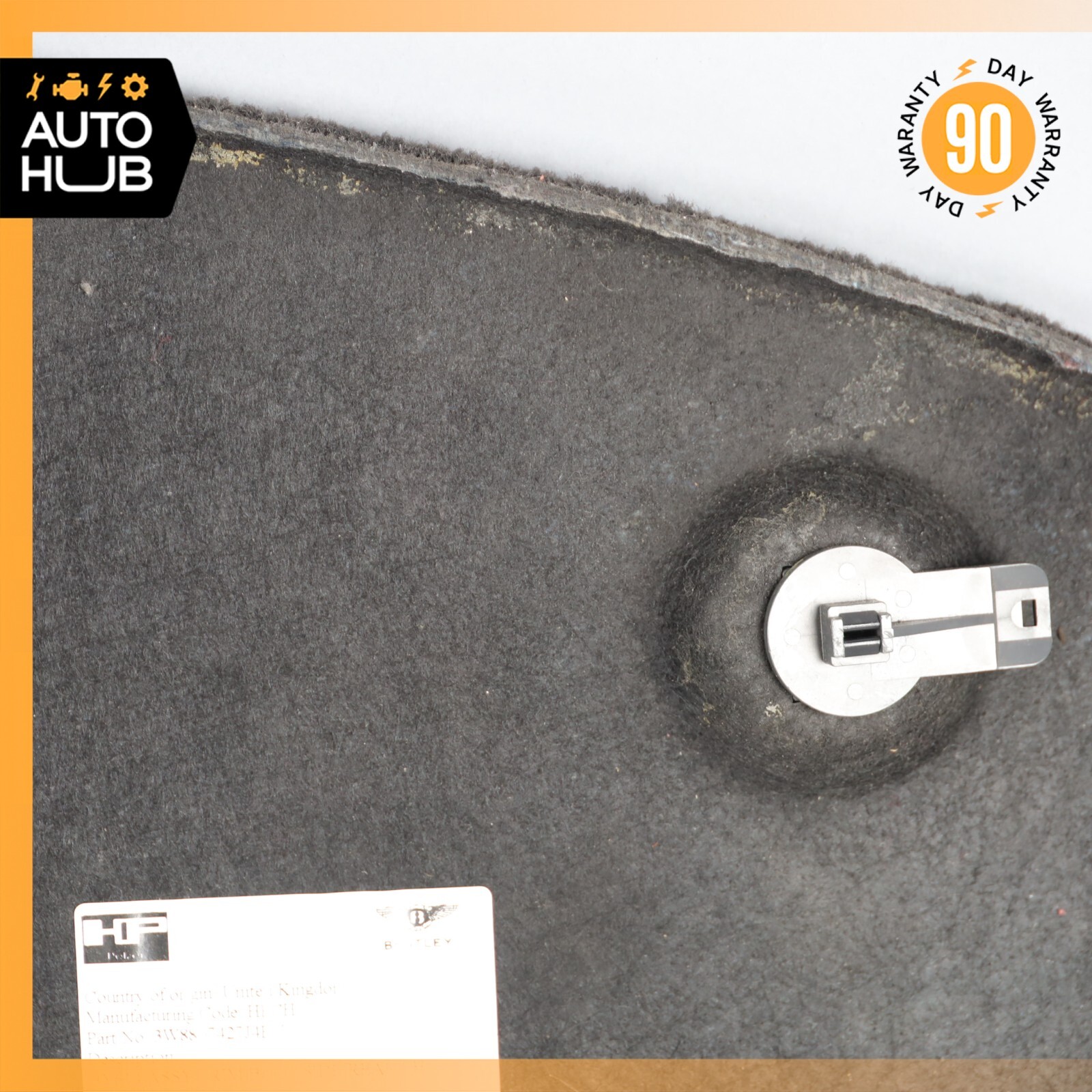 03-10 Bentley Continental GT Coupe Rear Left Trunk Quarter Trim Cover Panel OEM
