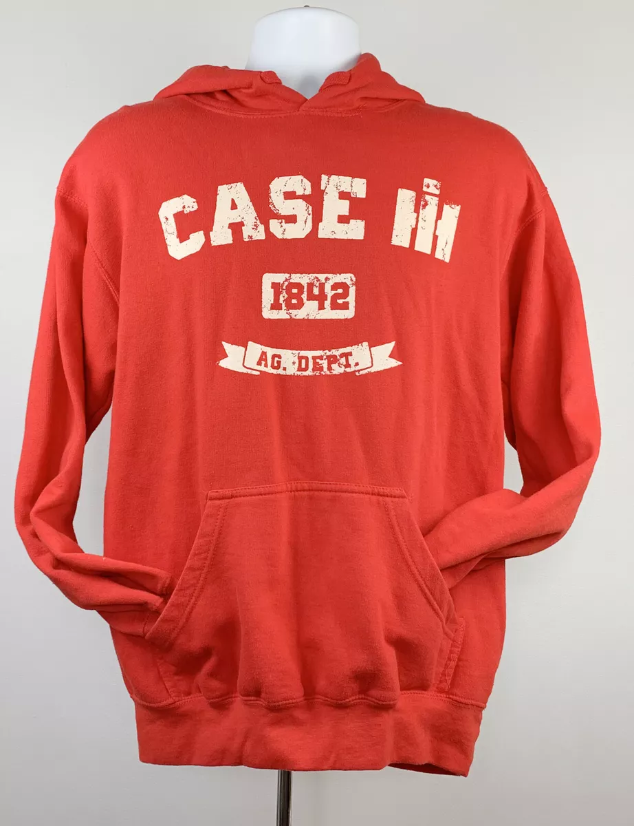 Case IH 1842 AG Dept Mens Hoodie Medium Red International