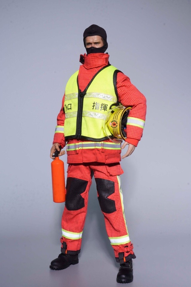 1/6 Scale Male Hong Kong Firefighter Set For 12 “ph Tbl Action Figure