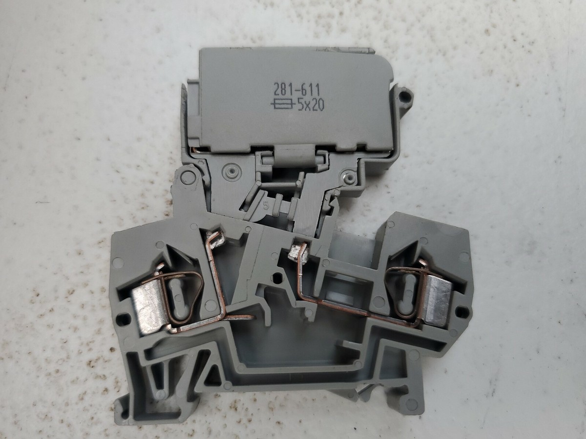 Wago 281-611 fuse terminal block | eBay