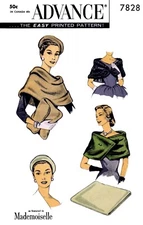 Advance 7828 Beret Hat Cape Bag Pattern