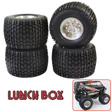Aluminum Frontrear Wheel Wtires For Tamiya Lunch Boxcw-01 Chassis 110 Rc Car Aluminum Frontrear Wheel Wtires For Tamiya Lunch Boxcw-01 Chassis 110 Rc Car