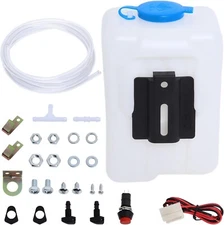 Universal,Windshield Washer Pump Reservoir Kit Fluid Reservoir Tank Bottle