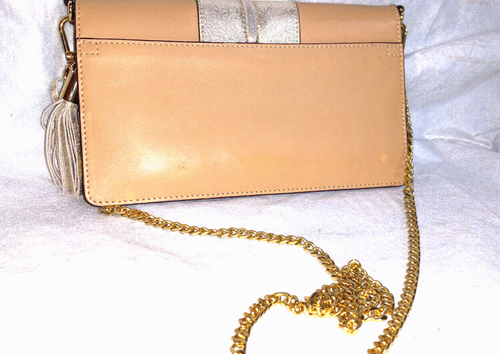 Antonio Melani Vintage Clutch Purse Gold Metallic Designer Handbag - Picture 5 of 6