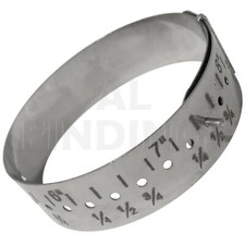 Imperial Bangle Bracelet Hand Wrist Metal Sizer Gauge Measure Sizing 5 to 9 inch